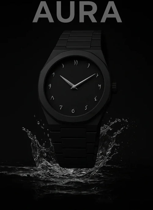 Black Aura Quartz Watch